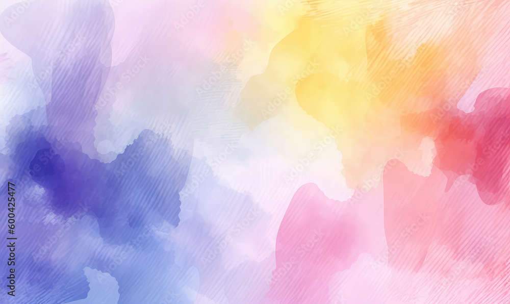 Abstract watercolor colorful background. Generative AI