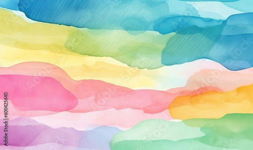 Abstract watercolor colorful background. Generative AI