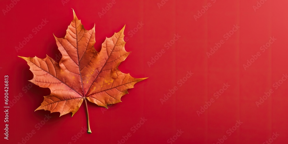 Fototapeta premium autumn leaf, chestnut, pumpkin with generative ai