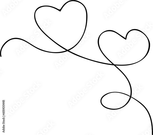 Squiggly Line Heart 