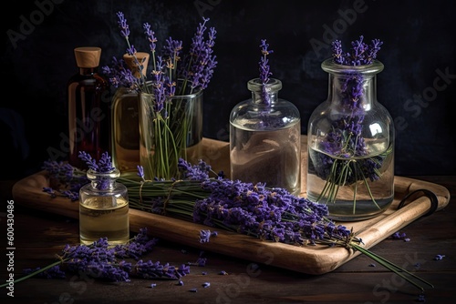 lavender oil and lavender