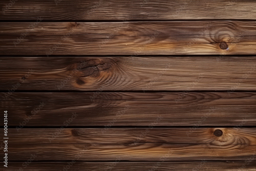 Realistic wooden background. Beautiful illustration picture. Generative AI