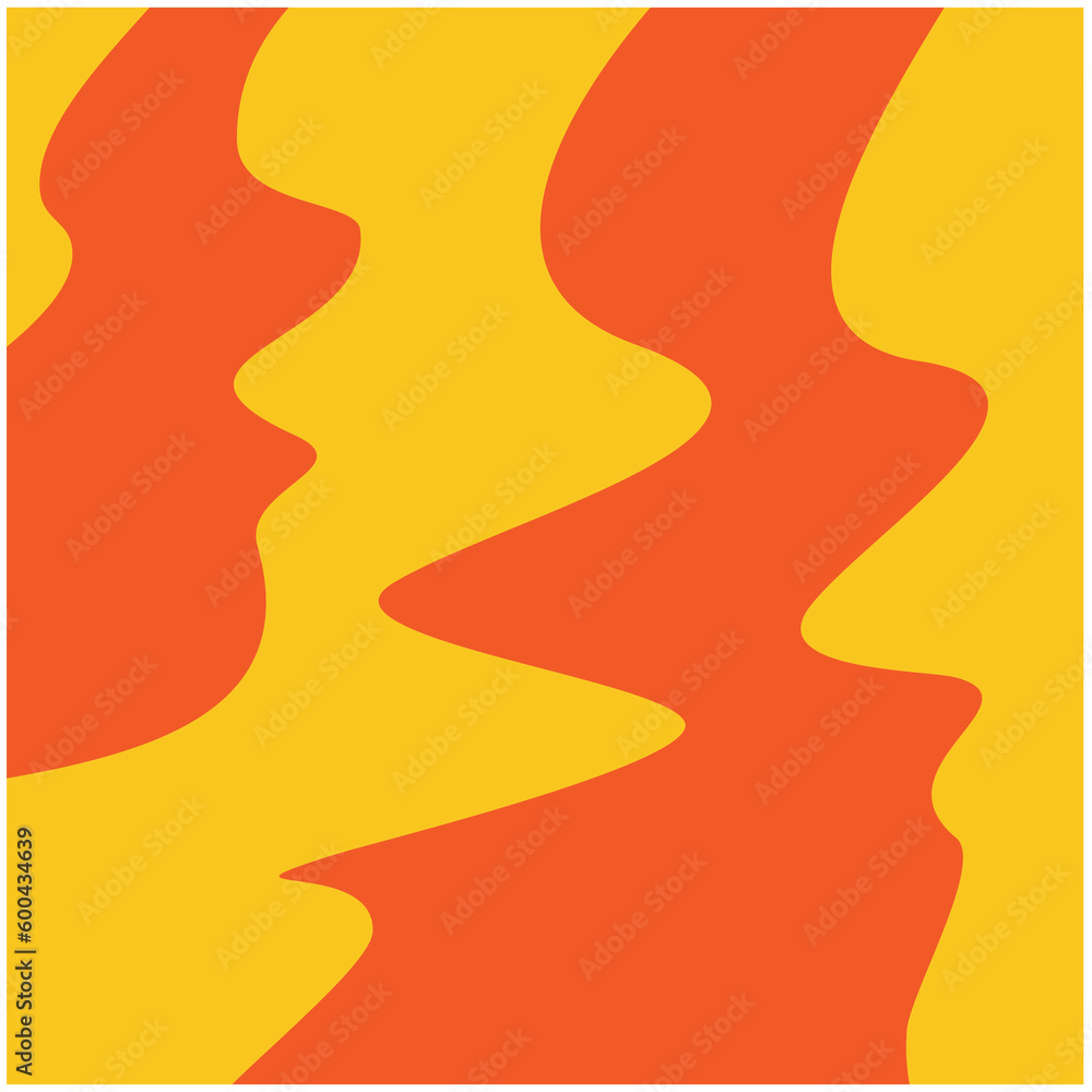 abstract pattern with orange color