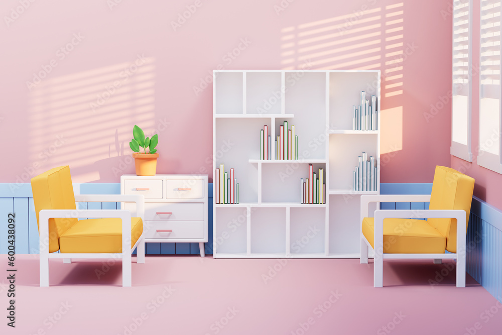 3d rendering Interior living room 3d rendering Interior living room