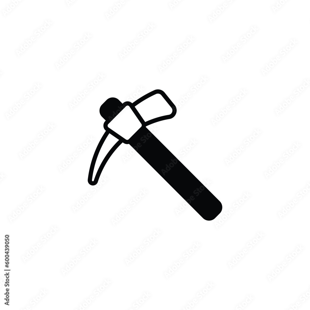 Axe icon design with white background stock illustration Axe icon design with white background stock illustration