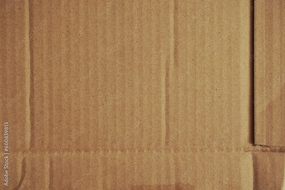 Fototapeta premium cardboard texture background, brown paper box