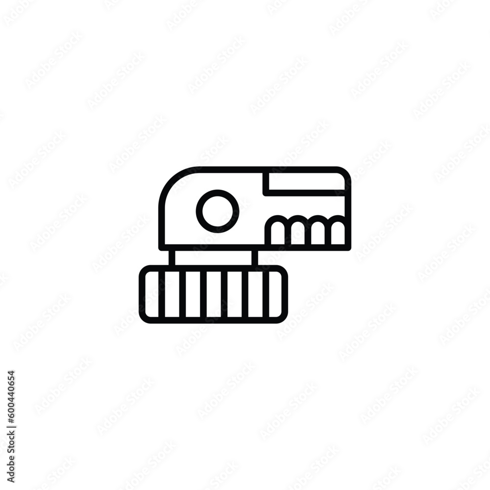 Buffing Machine icon design with white background stock illustration Buffing Machine icon design with white background stock illustration