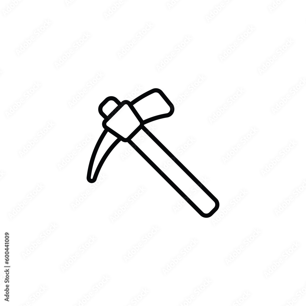 Axe icon design with white background stock illustration Axe icon design with white background stock illustration