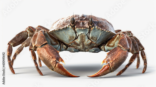 Crab with white background