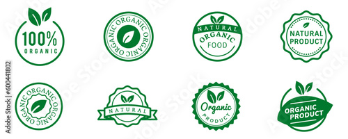Obraz na plátne A collection of vegan organic products