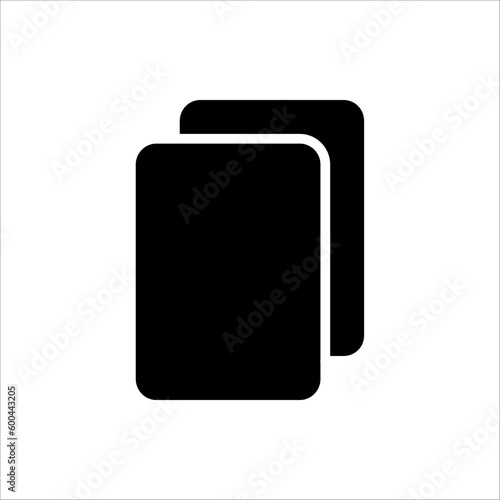 Copy or duplicate content icon in line style design for website design, app, UI. vector illustration on white background