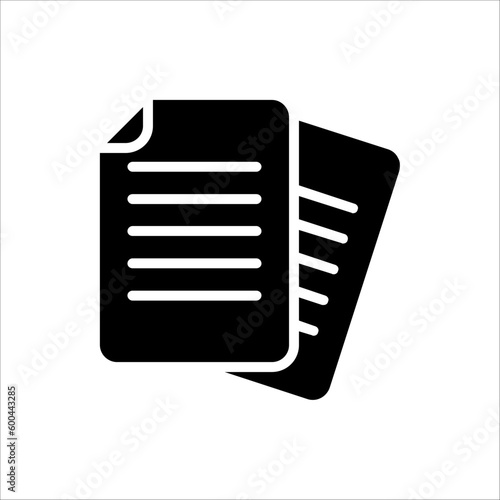 Copy or duplicate content icon in line style design for website design, app, UI. vector illustration on white background