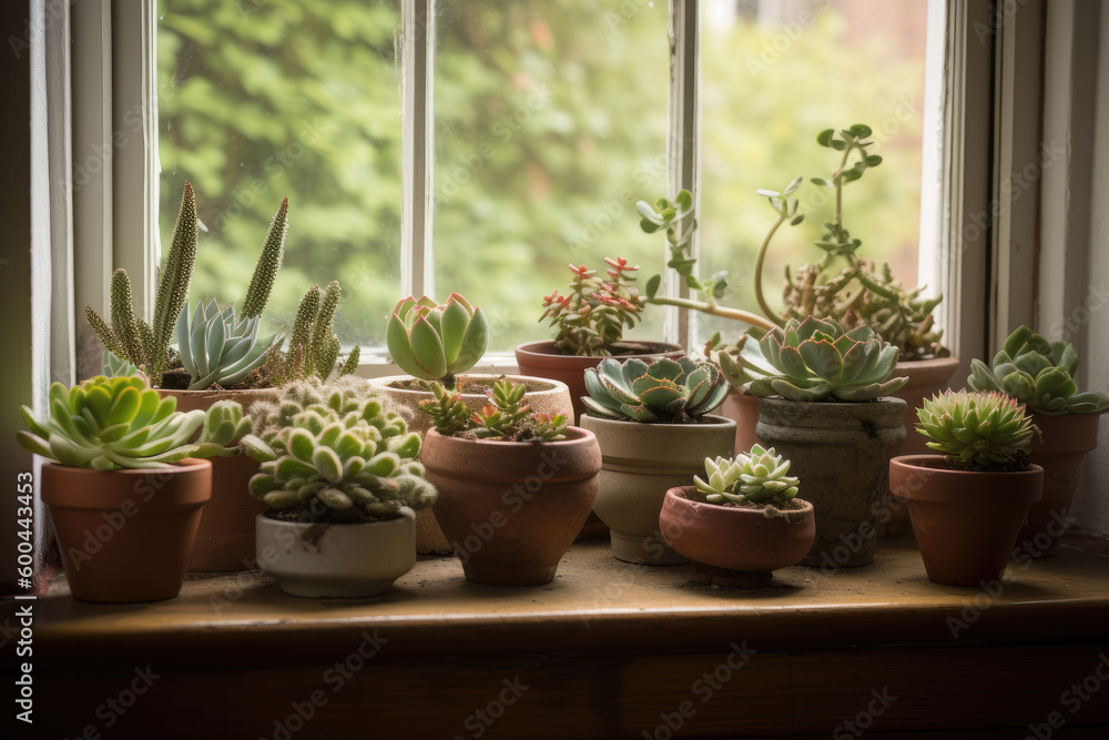 Succulent flowers - Generative AI Succulent flowers - Generative AI