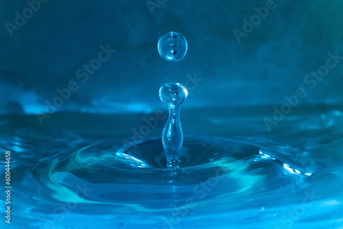 drop of water. Water splashing. Close up of Waters drop
