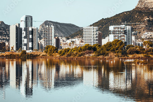 Calpe en Espagne  vue sur la ville