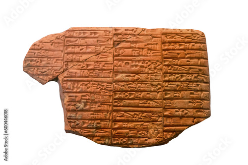 Tableau sur toile Old Akkadian Administrative Cuneiform Tablet from Nippur