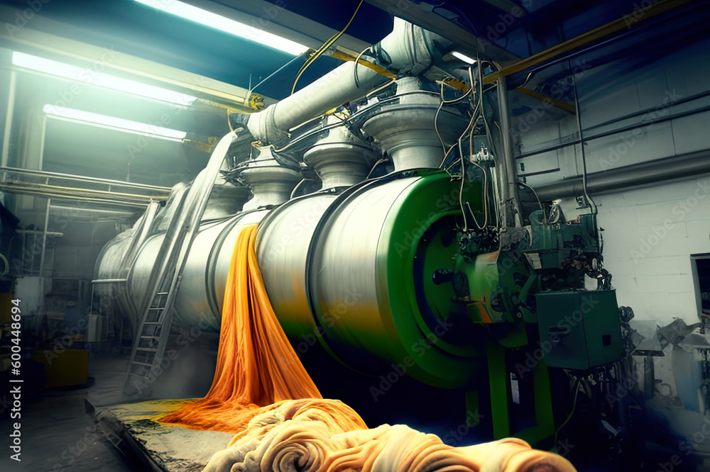 Toxic dye used in textile production can have a negative impact on the