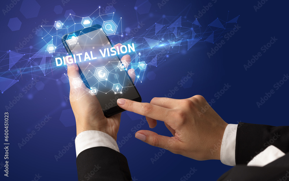 Hand using smartphone with technology concept Hand using smartphone with technology concept