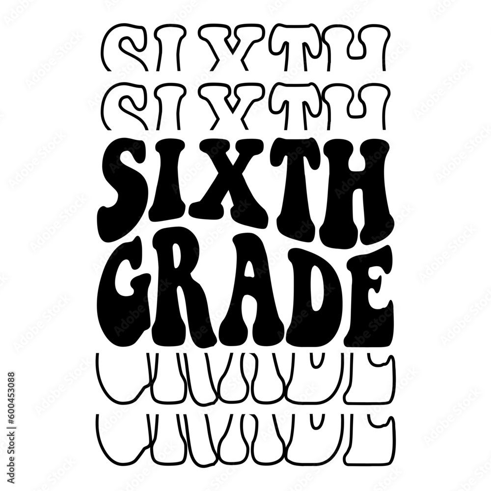 Sixth Grade svg
