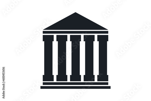 scale of justice law firm logo template 