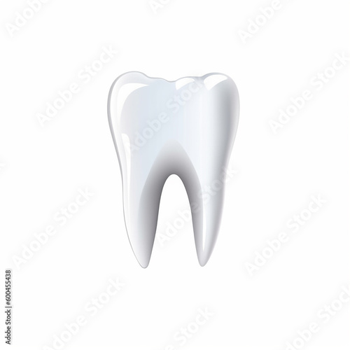 tooth isolated on white