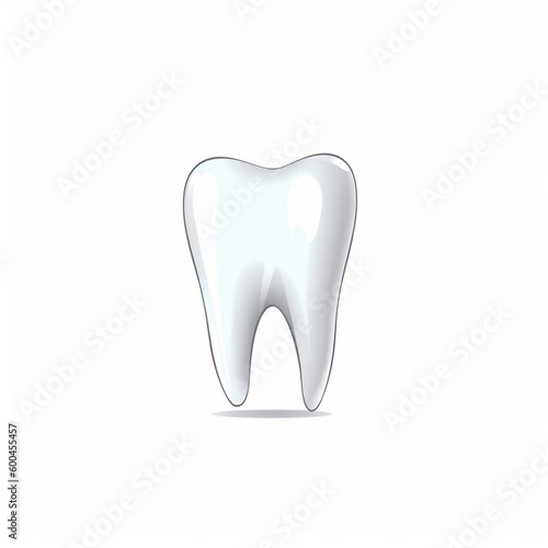 tooth icon on white