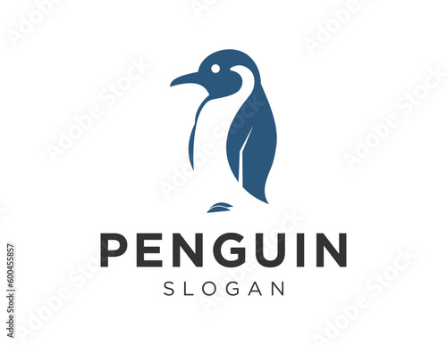 Logo design about Penguin on a white background. created using the CorelDraw application.