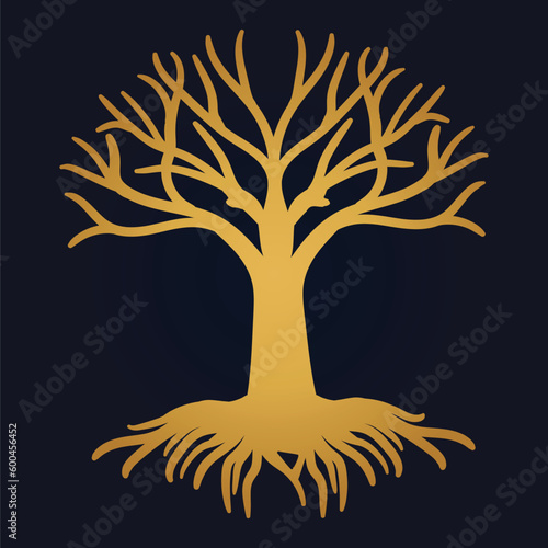 Tree of Life , Yggdrasil vector	
