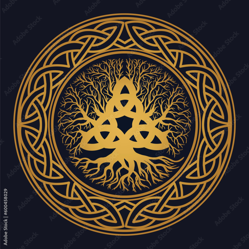 Tree of Life , Yggdrasil vector	
