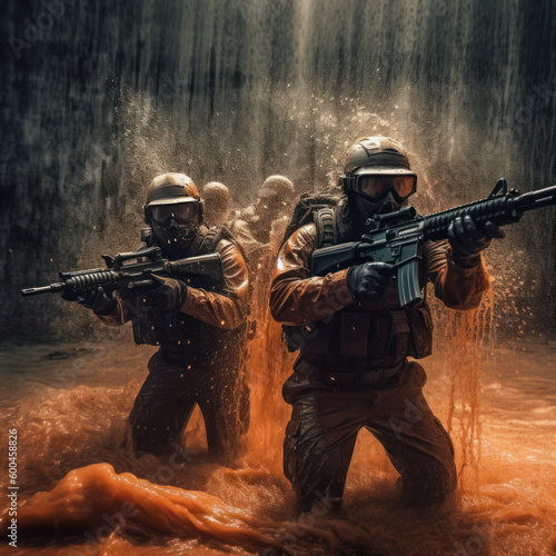 Soldiers on a mission