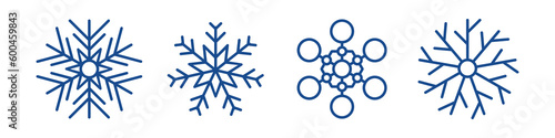 Snowflakes winter collection