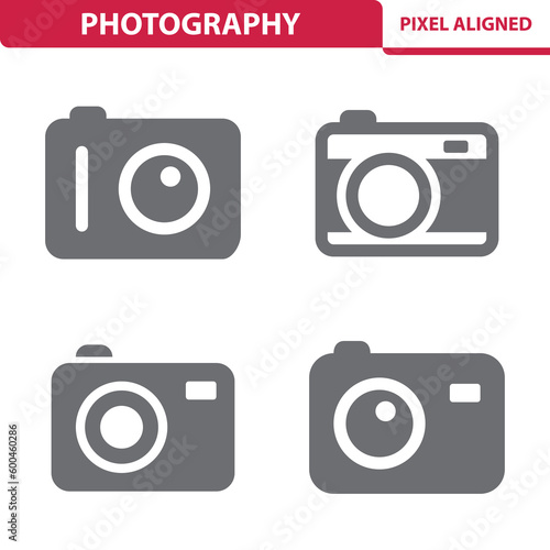 Photography Icons. Photo, Camera Vector Icon