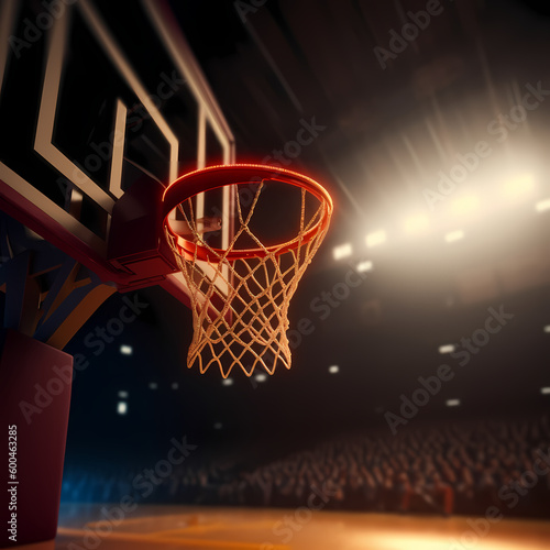 basketball hoop and ball © premiumdesign