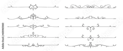 vector floral dividers decoration elements new collection pack minimalistic