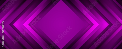 3D purple techno abstract background overlap layer on dark space with glowing rhombus effect decoration. Modern graphic design element motion style concept for banner, flyer, card, or brochure cover
