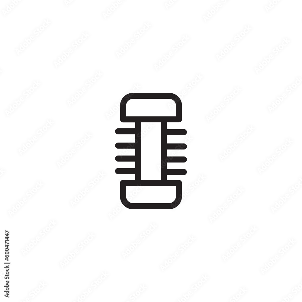 Hair Dryer Brush Outline Icon Hair Dryer Brush Outline Icon