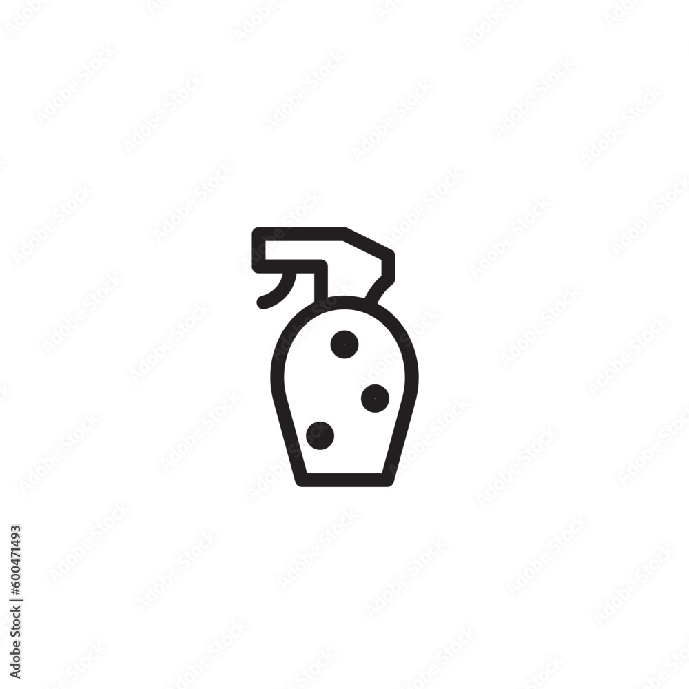 Hygiene Lotion Saloon Outline Icon Hygiene Lotion Saloon Outline Icon