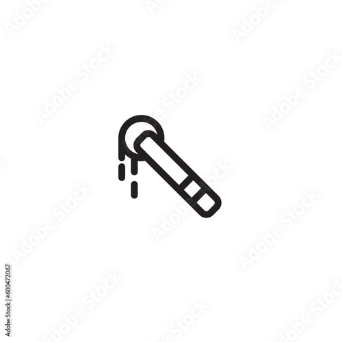 Hairpin Hairstyle Salon Outline Icon