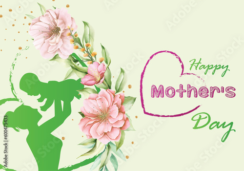 Happy Mothers Day - Background illustration