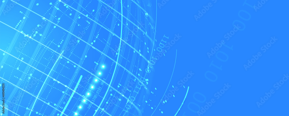 Obraz premium Abstract circuit board futuristic technology processing background