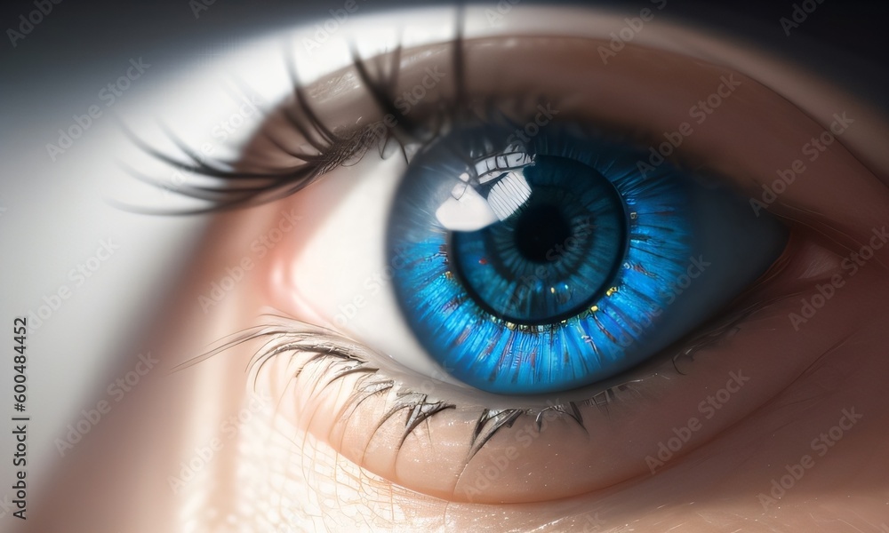 a close up of a person's eye with a cross on it, enhanced eye detail, photorealistic eyes render, 3d render of a blue eyes, perfect photorealistic eyes, 8 k realistic digital art, eyes realistic, uhd 