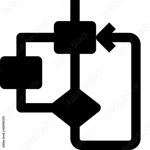 plan black solid icon