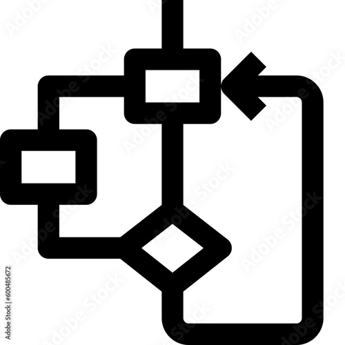 plan black outline icon