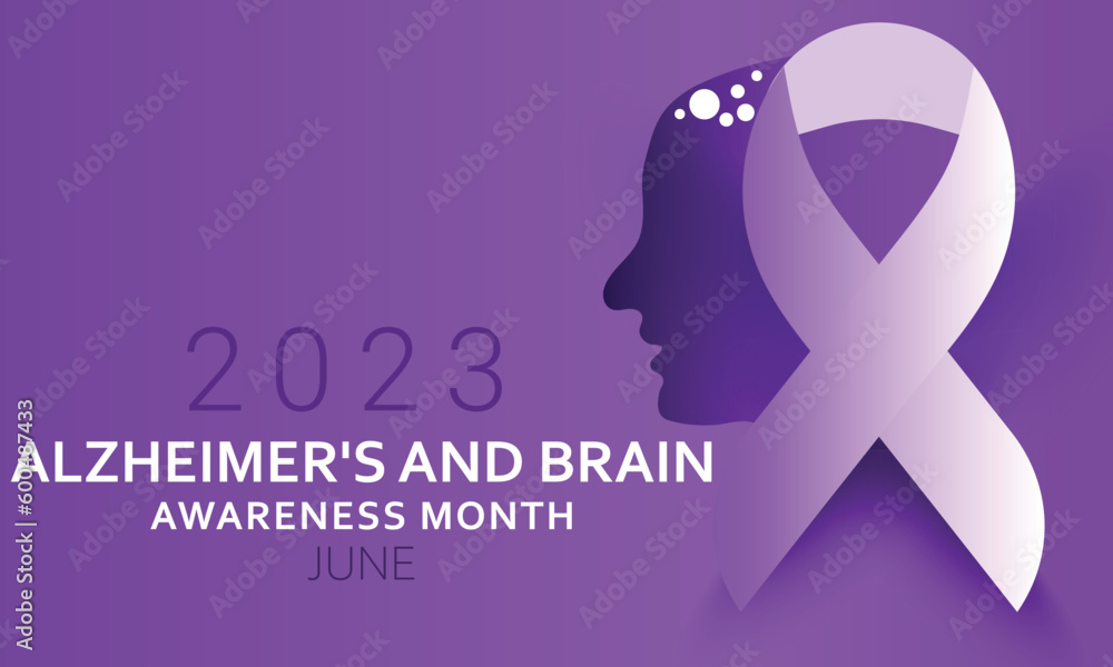 Alzheimer's and Brain awareness month. background, banner, card, poster, template. Vector illustration. Alzheimer's and Brain awareness month. background, banner, card, poster, template. Vector illustration.
