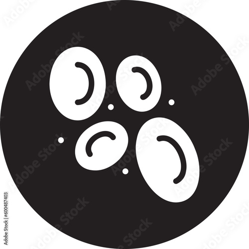 blood cells glyph icon