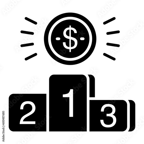 Position ranking board, icon of leaderboard