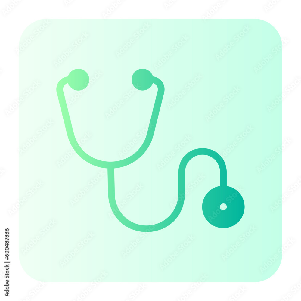 stethoscope gradient icon stethoscope gradient icon