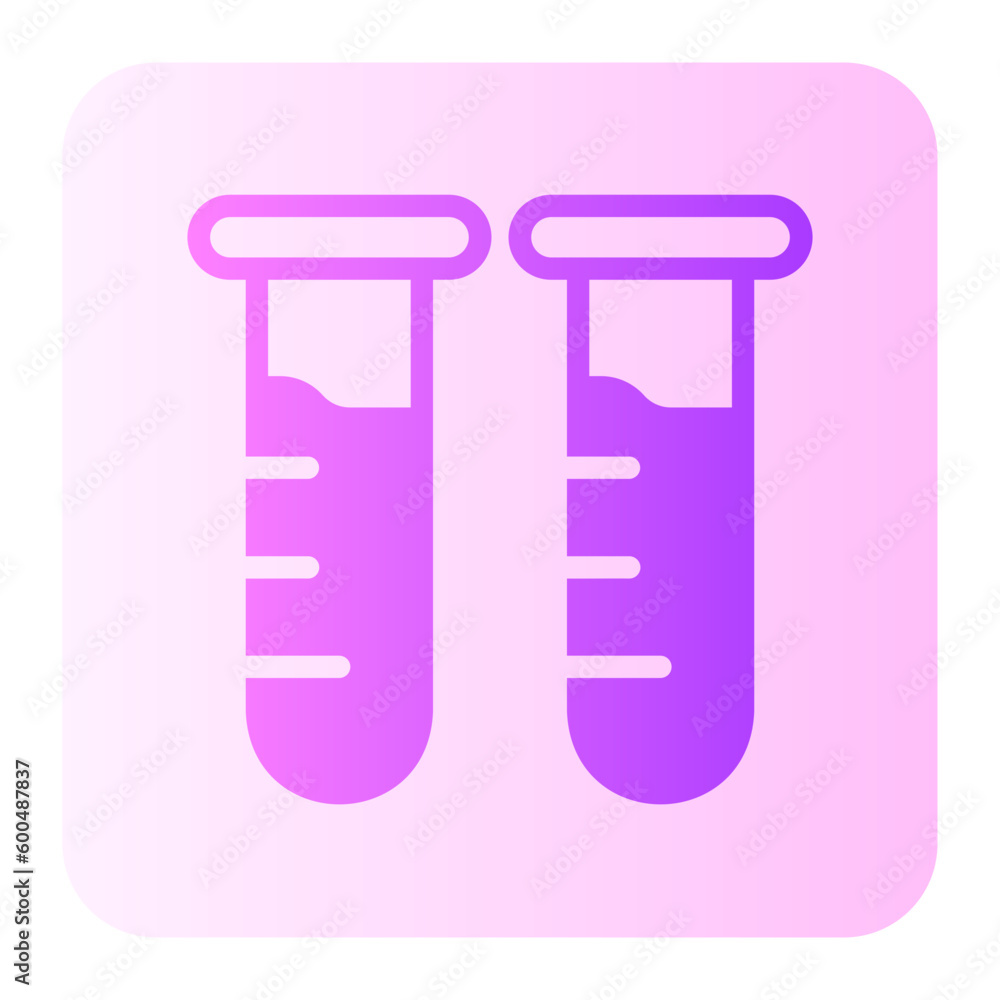 test tube gradient icon