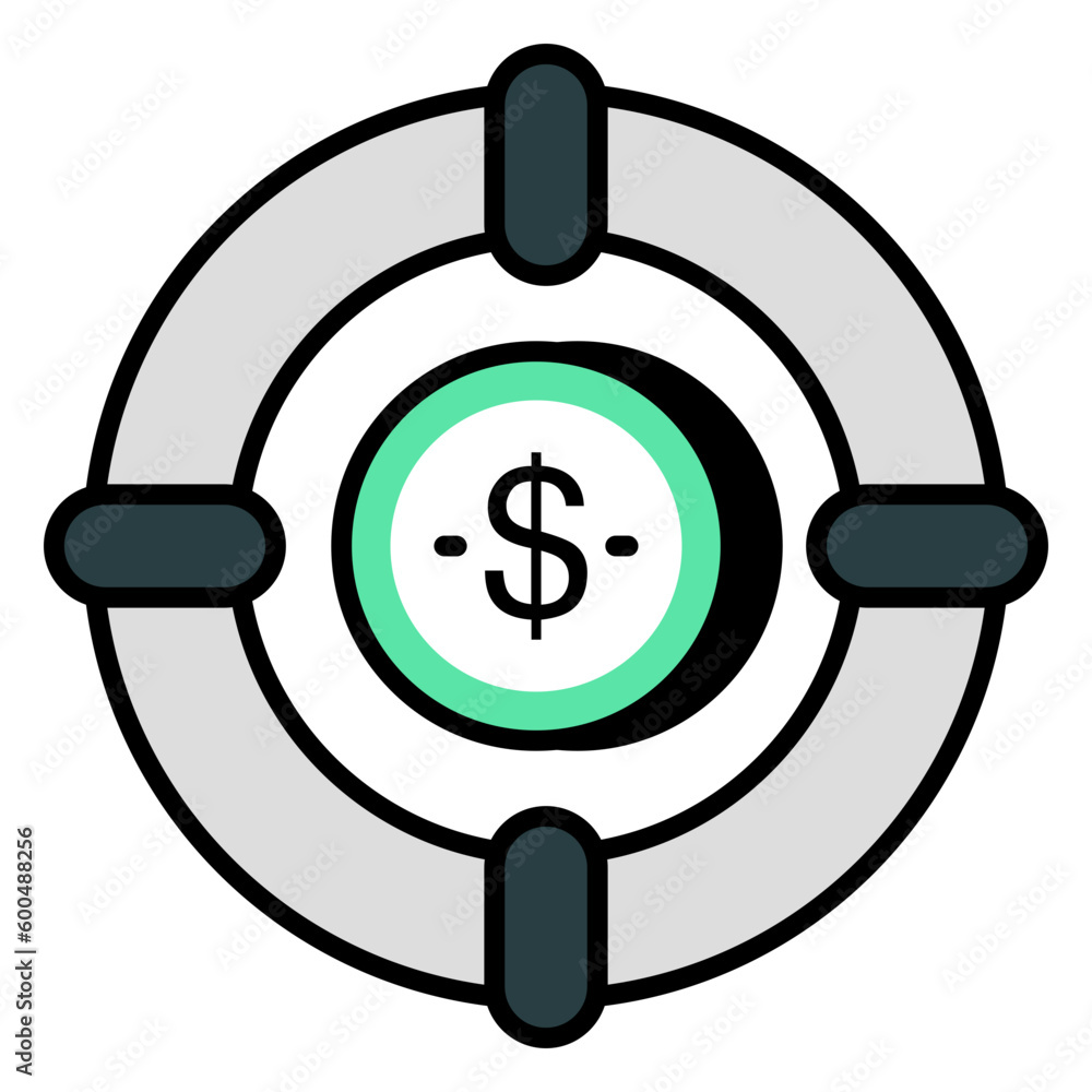 Premium download icon of financial target Premium download icon of financial target