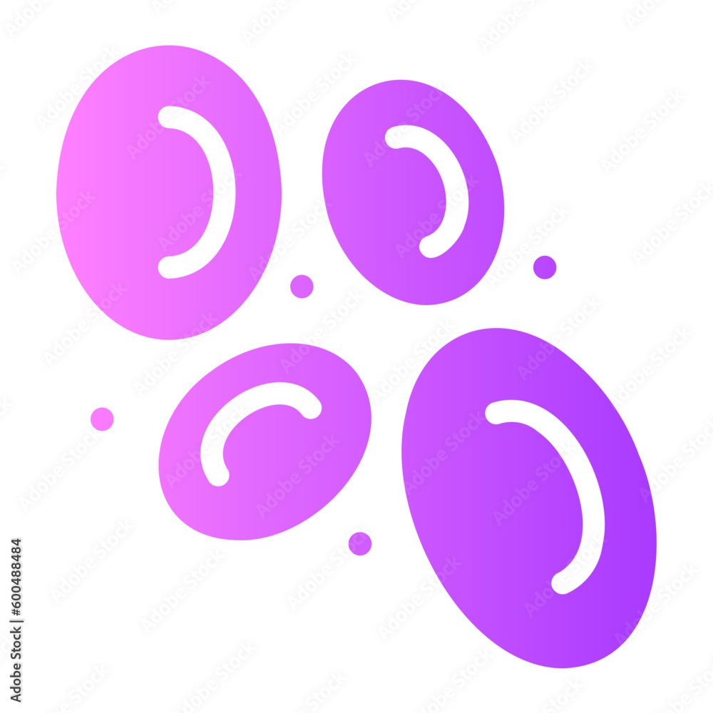 Obraz premium blood cells gradient icon